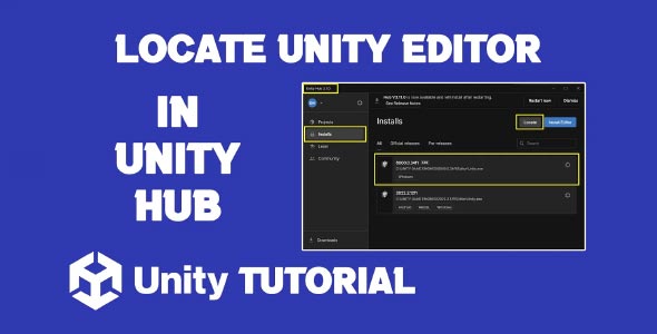 how to make unity hub locate editor unity hub locate editor how to add unity editor to unity hub how to find unity editor location