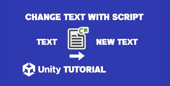 Unity change text with script Unity modify text from script Unity edit text with script