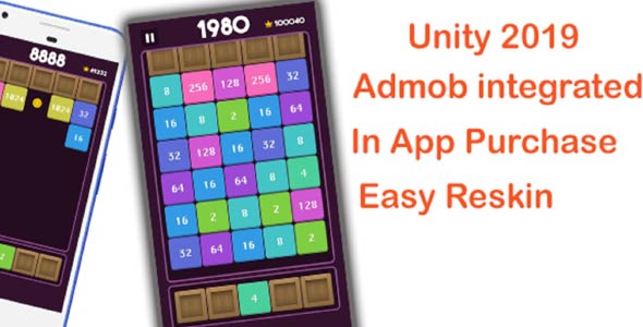 2048 Shoot And Merge unity puzzle game source code unity merge game template unity source code