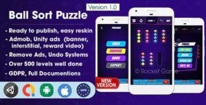 Read more about the article Ball Sort Complete Unity Puzzle Game Source Code