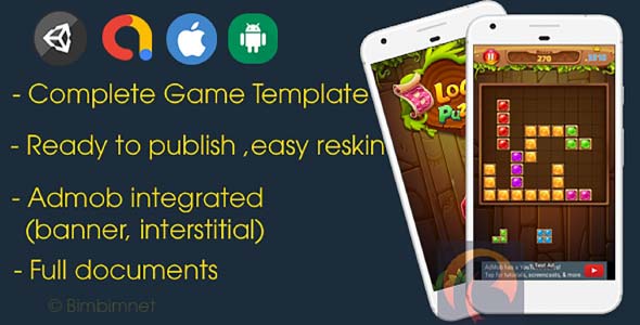 Block Puzzle unity puzzle game source code block game unity template unity source code