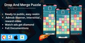 Read more about the article Drop And Merge Puzzle Unity Puzzle Game Source Code