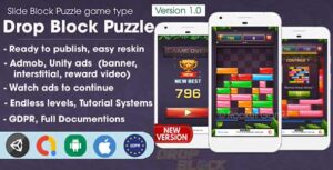Read more about the article Drop Jewel Unity Puzzle Game Source Code