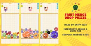 Read more about the article Fruit Merge Drop Unity Puzzle Game Source Code