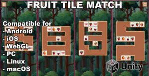 Read more about the article Fruit Tile Match Unity Puzzle Game Source Code