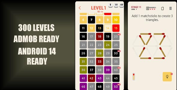 Matchstick Portrait unity puzzle game source code unity matchstick puzzle game unity source code