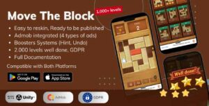 Read more about the article Move The Block Unity Puzzle Game Source Code