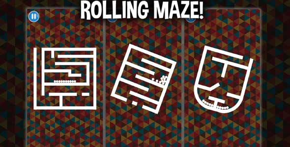 Rolling Maze unity puzzle game source code unity physics puzzle game unity source code
