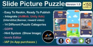 Read more about the article Slide Picture Unity Puzzle Game Source Code