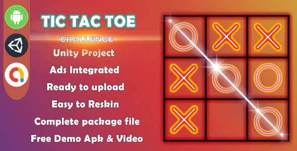 Tic Tac Toe unity puzzle game source code unity tic tac toe game unity source code