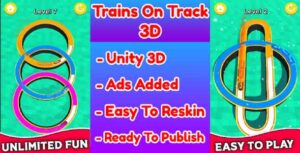 Read more about the article Trains On Track 3D Unity Puzzle Game Source Code