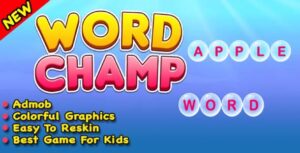 Read more about the article Word Champ Unity Puzzle Game Source Code