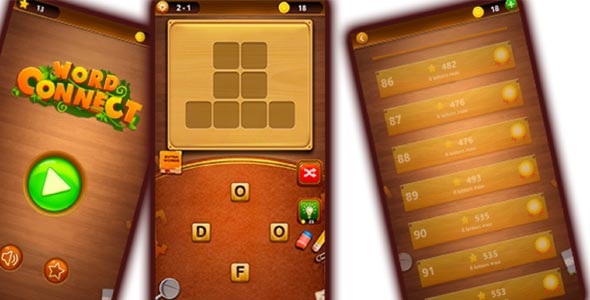 Words Connect unity puzzle game source code unity word game template unity source code