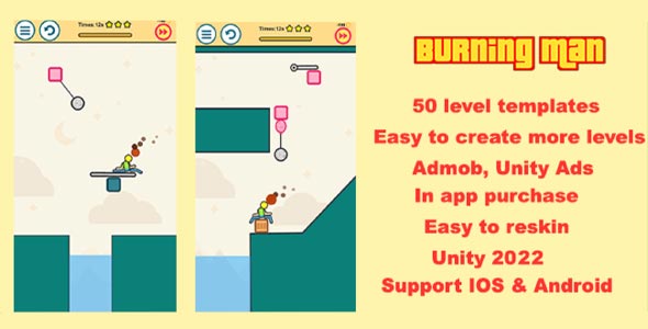 Burning Man unity puzzle game source code unity physics puzzle unity source code