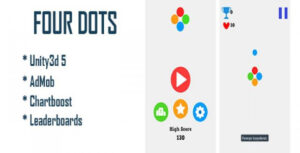 Read more about the article Four Dots – Unity Game Source Code