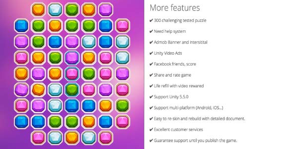 Jewel Deluxe Unity Source Code