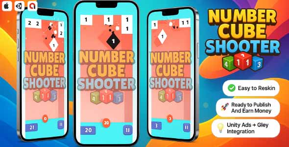 Number Cube Shooter - Unity Source Code