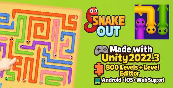 Snake Escape Puzzle Unity Source Code