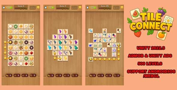 Tile Connect Puzzle - Unity Source Code