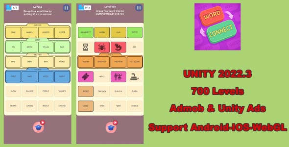 Word Connect Puzzle - Unity Source Code