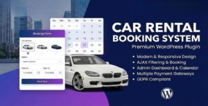 Read more about the article Car Rental Booking Pro – Multi-Vendor – WordPress Plugin