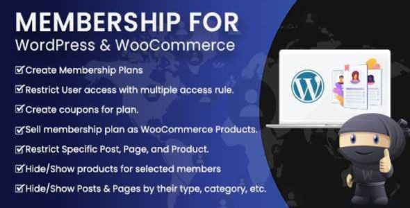 Membership for WordPress And WooCommerce Plugin