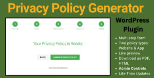 Read more about the article Privacy Policy Generator WordPress Plugin