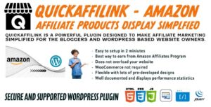 Read more about the article QuickAffiLink – Amazon Affiliate Products Display WordPress Plugin