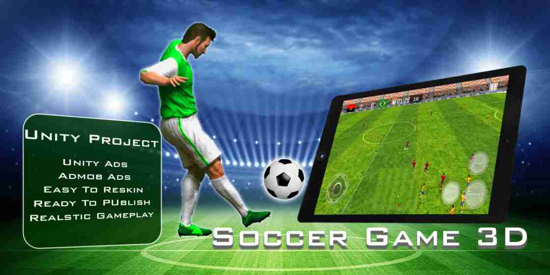 Soccer Game 3D Unity Source Code