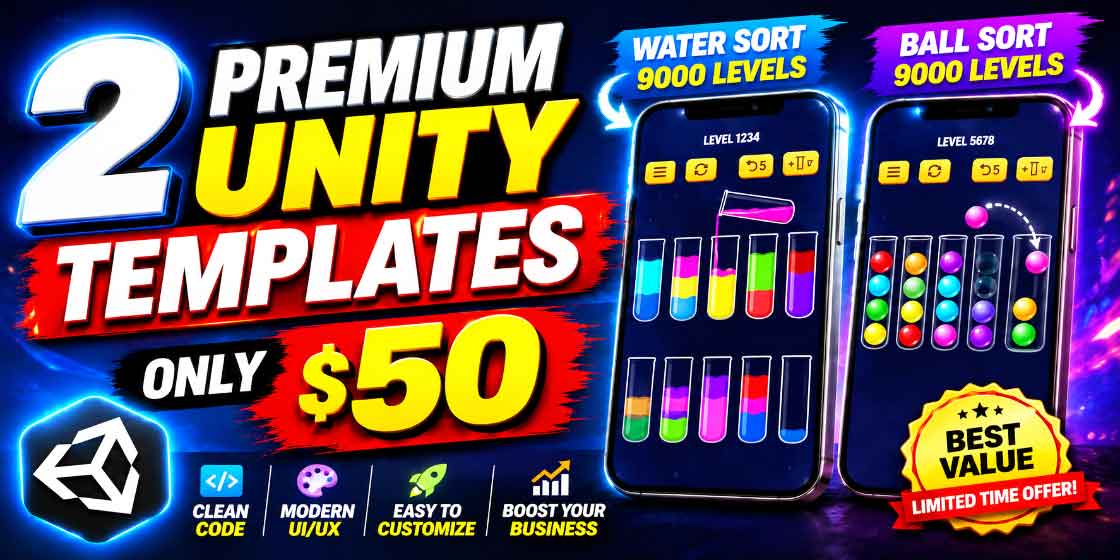 2 unity projects unity puzzle game templates unity game source codes