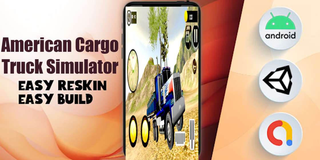 American Cargo Truck Simulator Unity Source Code
