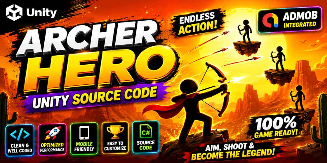 Archer Hero Unity Source Code
