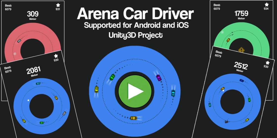 Arena Car Driver Unity Source Code