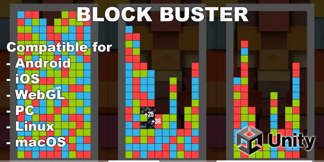 Block Buster Puzzle Game Unity Source Code