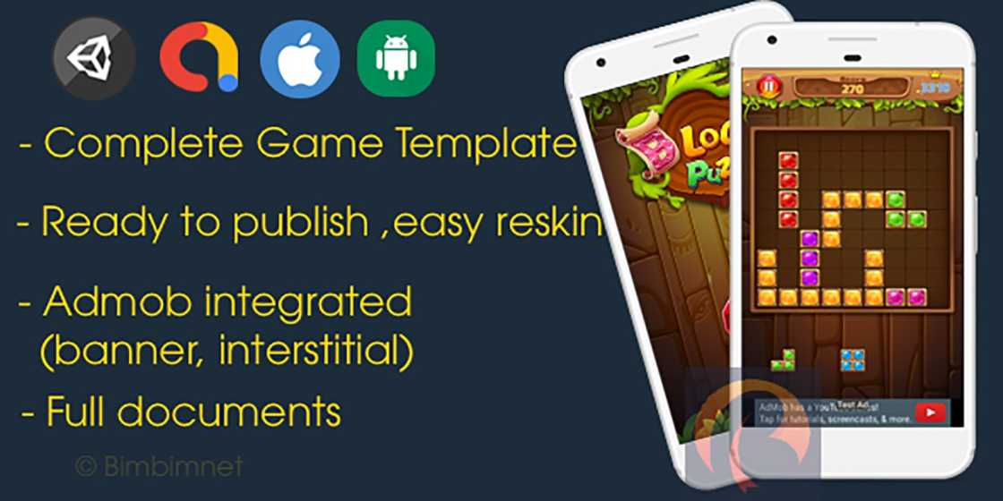 Block Puzzle Game Unity Source Code