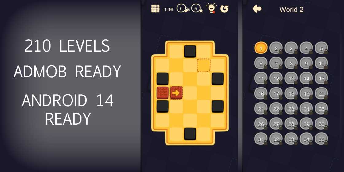 Boxes Puzzle Game Unity Source Code