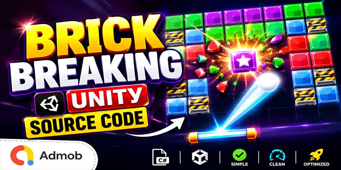 Brick Breaker Unity Source Code