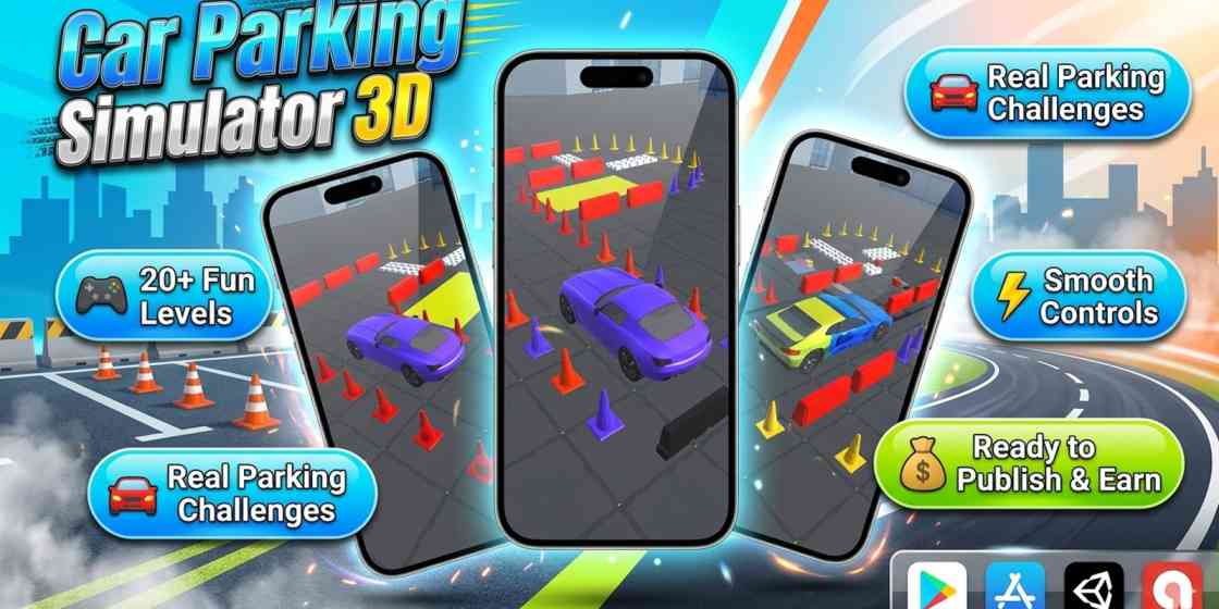 Car Parking Simulator 3D Unity Source Code