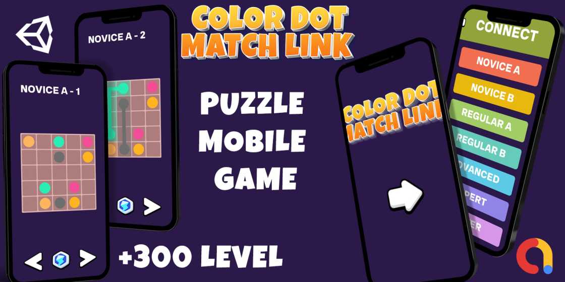 Color Dot Match Game Unity Source Code