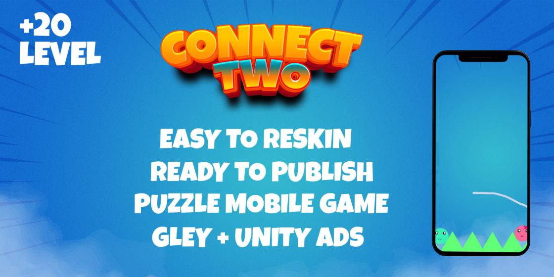 Connect Two Puzzle Game Unity Source Code