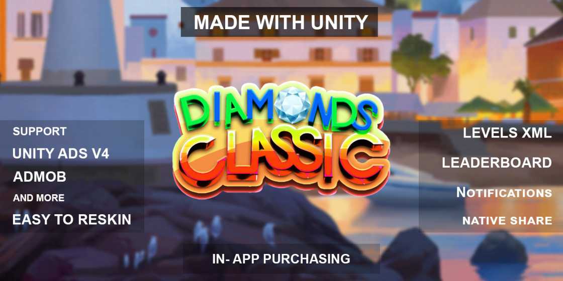 Diamonds Classic Unity Source Code