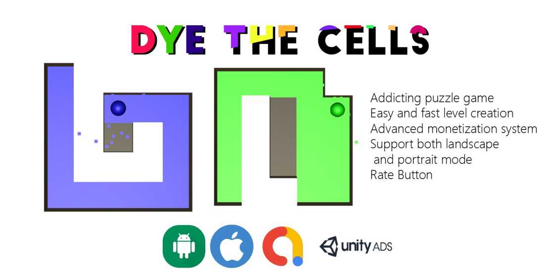 Dye The Cells Unity Source Code