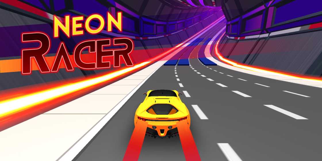 Exclusive Neon Racer Game Unity Source Code