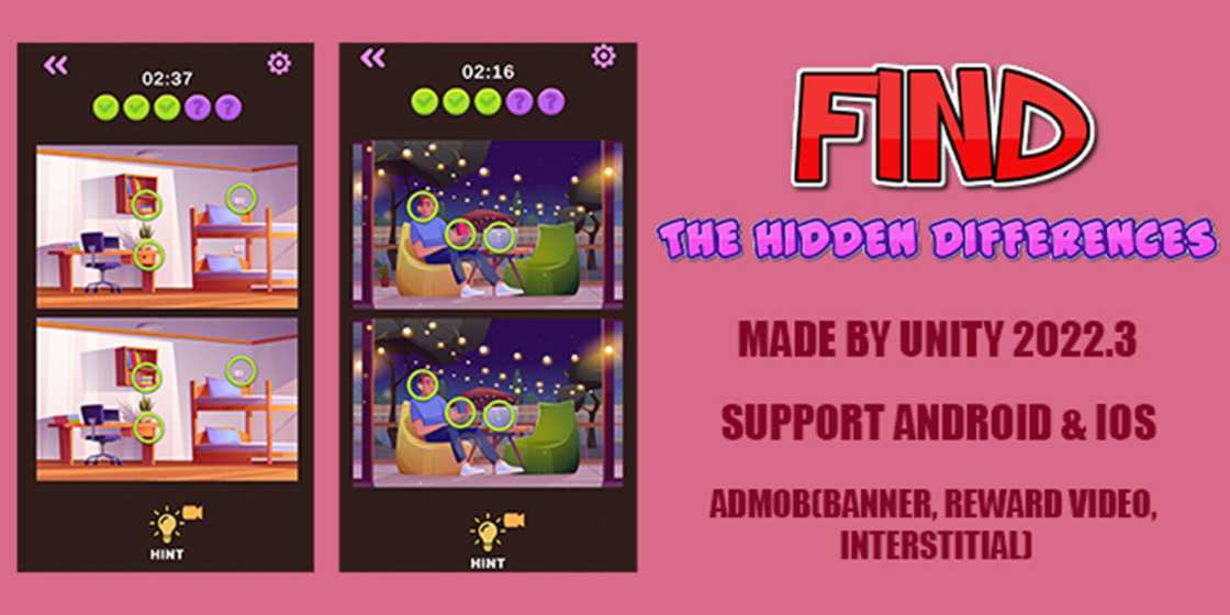 Find The Hidden Differences Unity Source Code