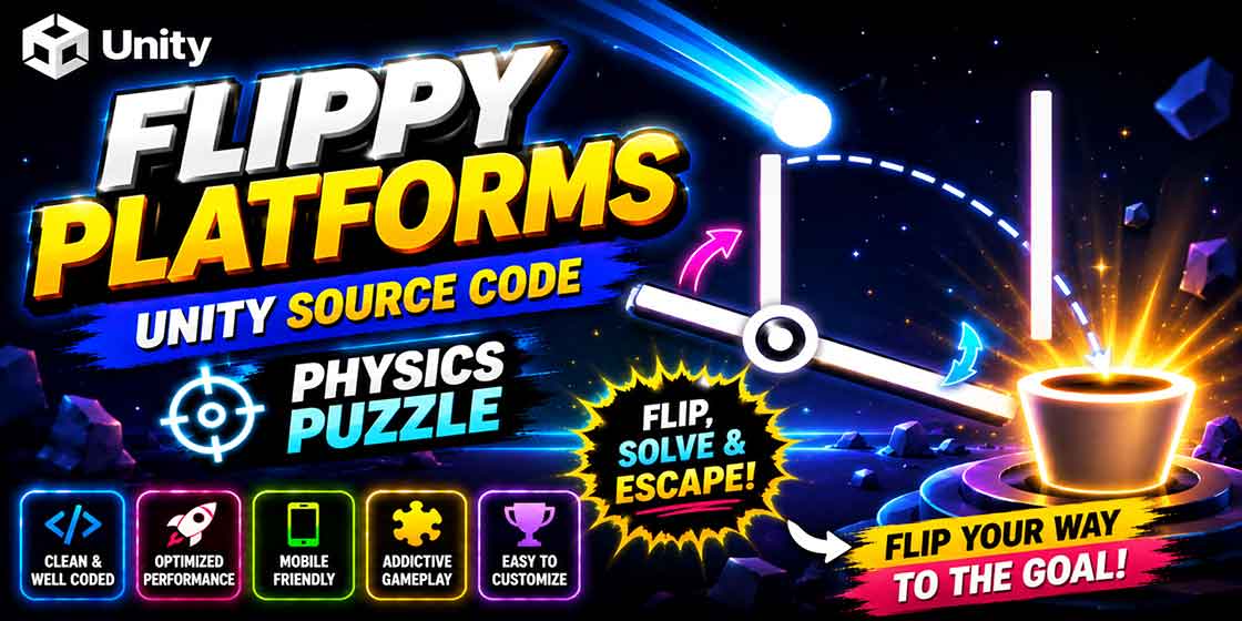 Flippy Platforms Unity Source Code