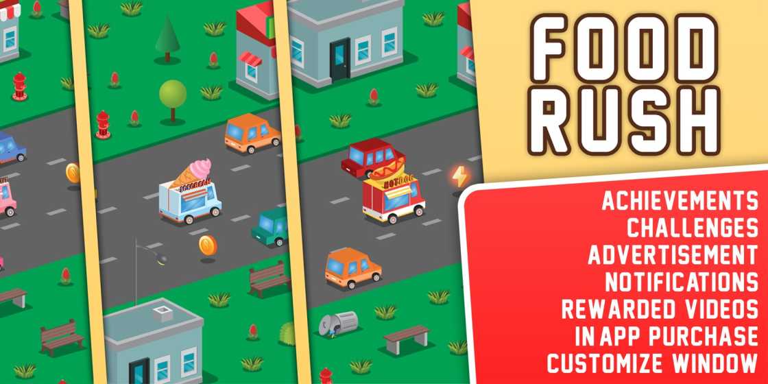 Food Rush Unity Source Code