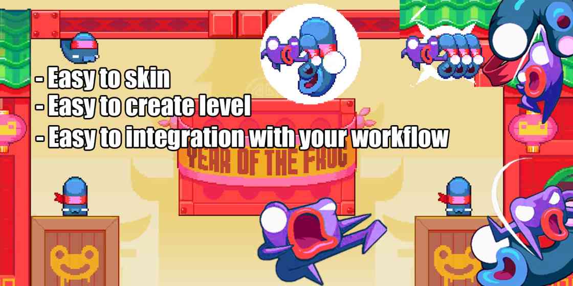 Frog Ninja Puzzle Game Unity Source Code
