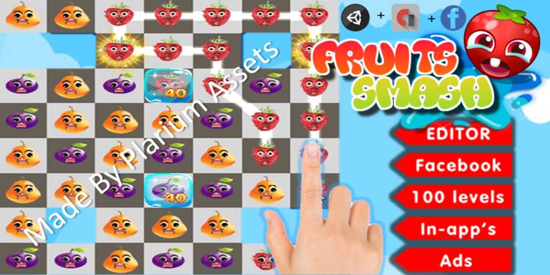 Fruits Smash Unity Source Code