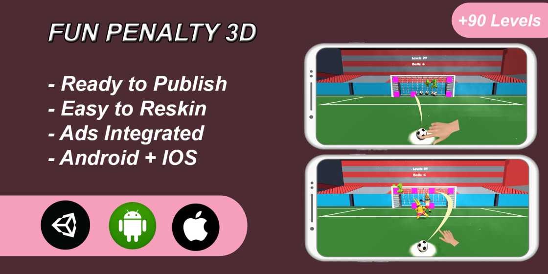 Fun Penalty 3D Unity Source Code