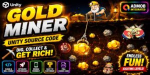 Gold Miner Casual Game Unity Source Code